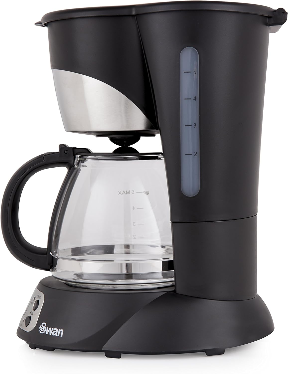 Swan SK13130N Programmable Coffee Maker with Keep Warm Function, LCD Timer, 750ml, 700W, Black - Amazing Gadgets Outlet