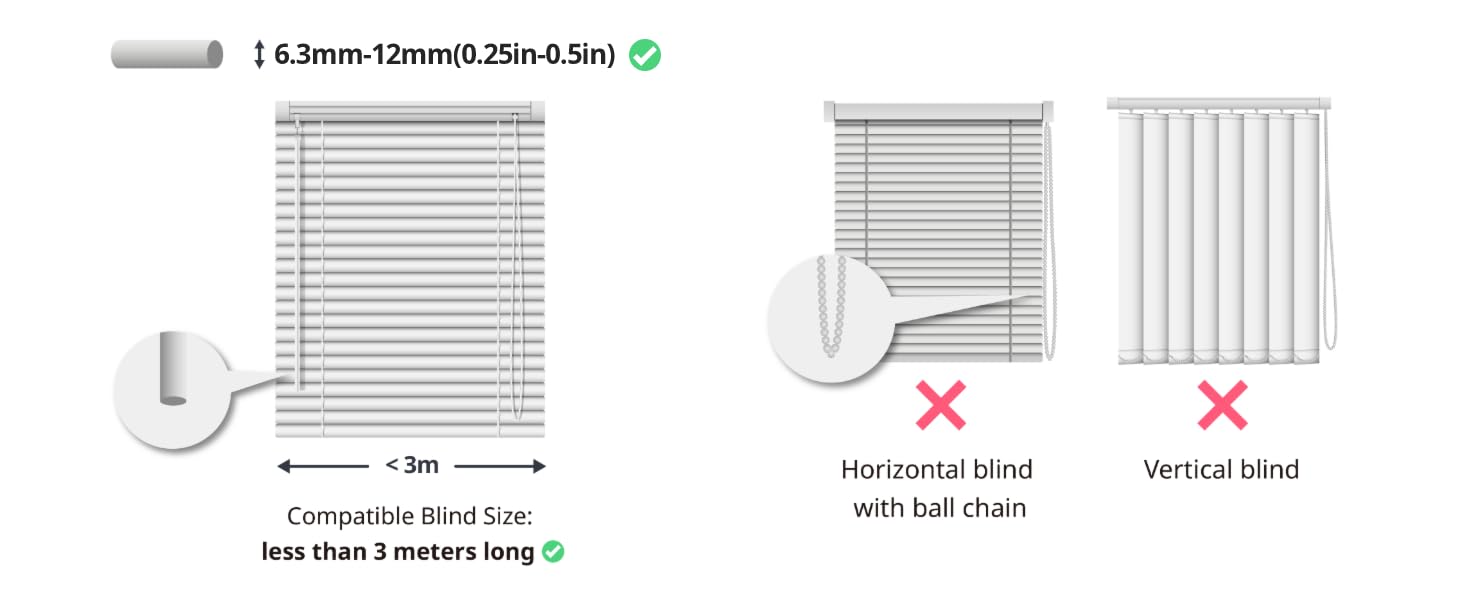 SwitchBot Blind Tilt Motorized Blinds - Smart Electric Blinds with Bluetooth Remote Control, Solar Powered, Light Sensing Control, Add Hub to Work with Alexa & Google Home - Amazing Gadgets Outlet