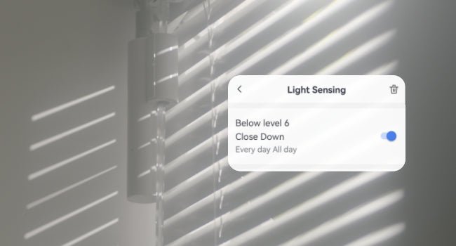 SwitchBot Blind Tilt Motorized Blinds - Smart Electric Blinds with Bluetooth Remote Control, Solar Powered, Light Sensing Control, Add Hub to Work with Alexa & Google Home - Amazing Gadgets Outlet