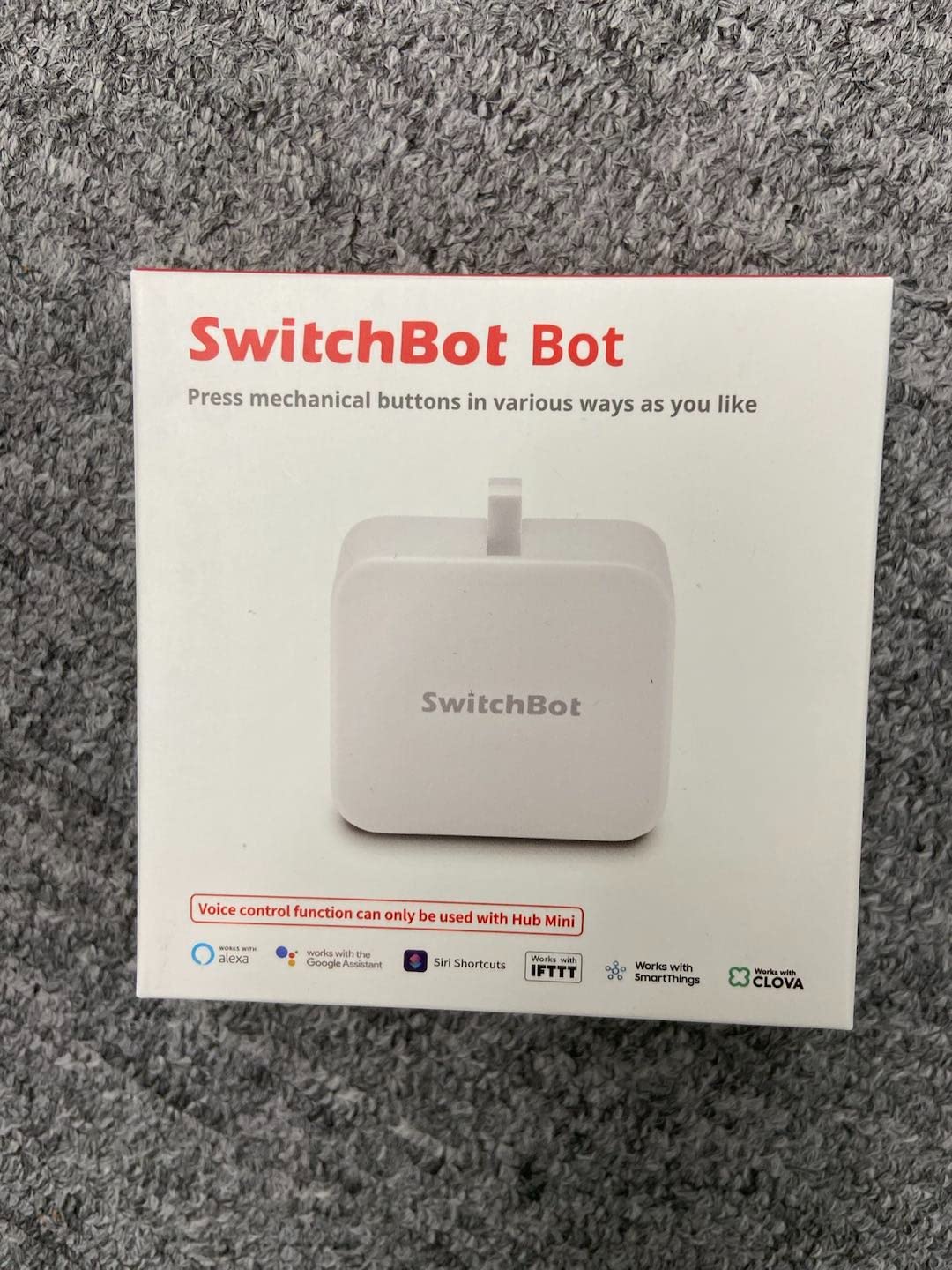 SwitchBot Smart Switch Button Pusher - Fingerbot for Automatic Light Switch, Timer and APP Bluetooth Remote Control, IFTTT When Paired with SwitchBot Hub (White), Packaging May Vary - Amazing Gadgets Outlet