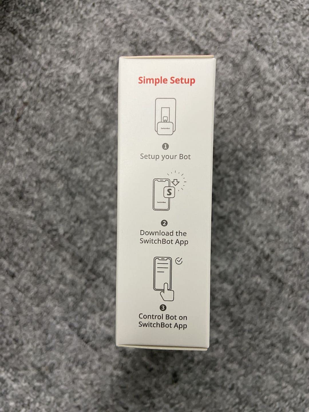 SwitchBot Smart Switch Button Pusher - Fingerbot for Automatic Light Switch, Timer and APP Bluetooth Remote Control, IFTTT When Paired with SwitchBot Hub (White), Packaging May Vary - Amazing Gadgets Outlet