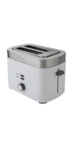 T4tec TT - TOT8532SL 2 Slice Toaster - White - Amazing Gadgets Outlet