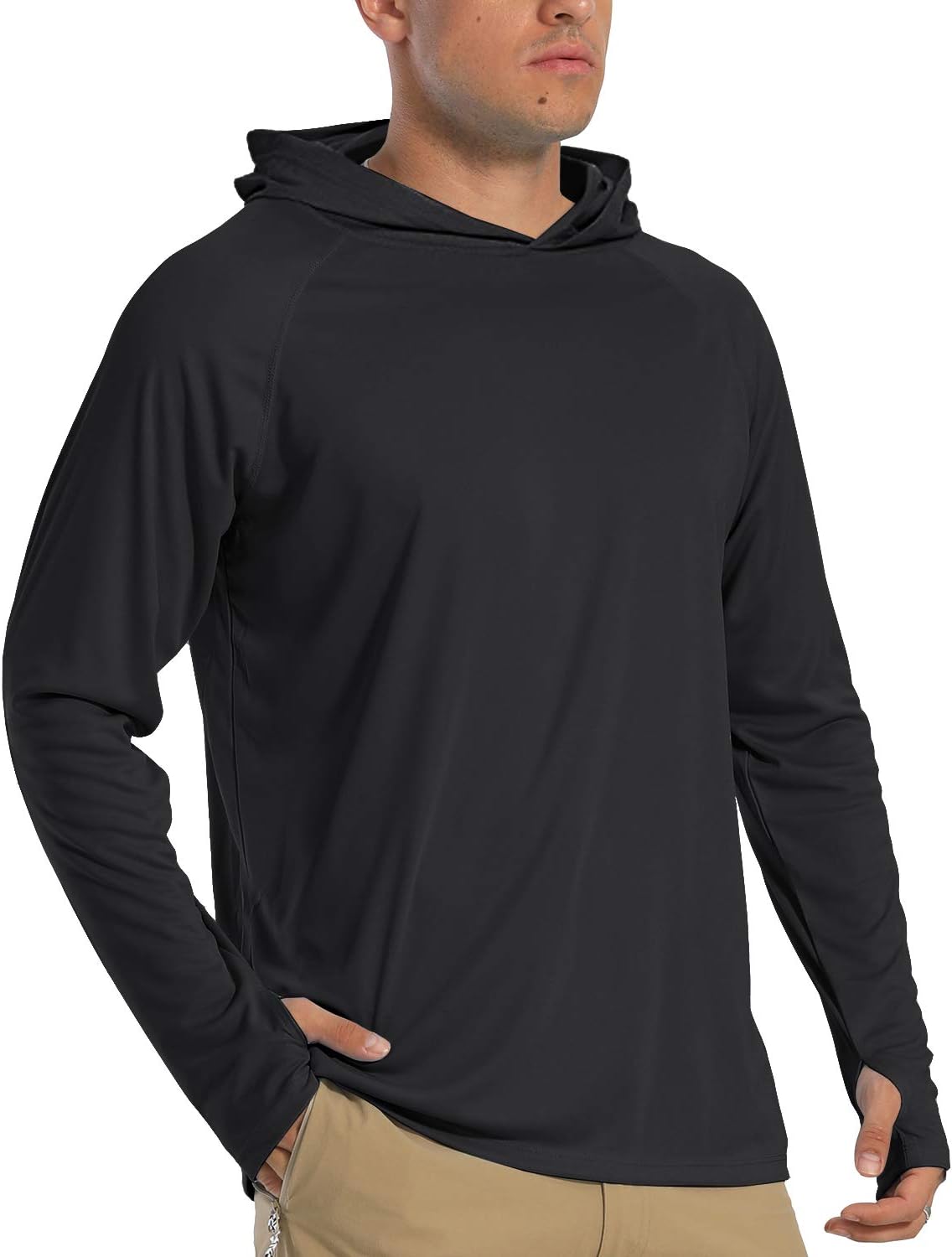 TACVASEN Men's Hoodies UPF 50+ Sun Protection Performance Long Sleeve T - Shirt Quick Dry Outdoor Hoodies - Amazing Gadgets Outlet