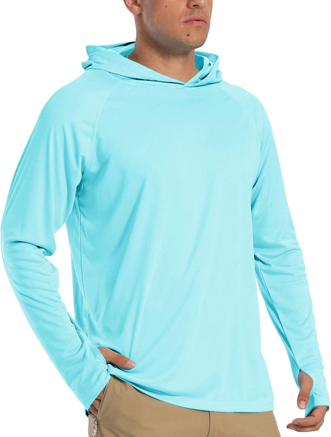 TACVASEN Men's Hoodies UPF 50+ Sun Protection Performance Long Sleeve T - Shirt Quick Dry Outdoor Hoodies - Amazing Gadgets Outlet