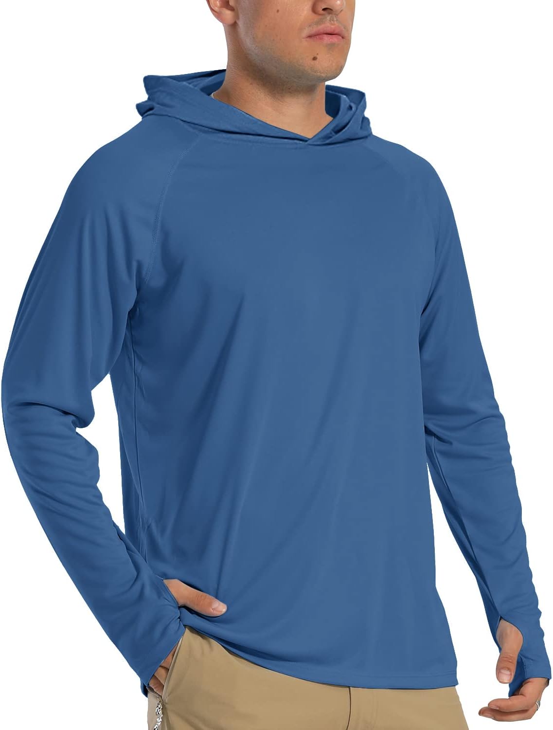 TACVASEN Men's Hoodies UPF 50+ Sun Protection Performance Long Sleeve T - Shirt Quick Dry Outdoor Hoodies - Amazing Gadgets Outlet