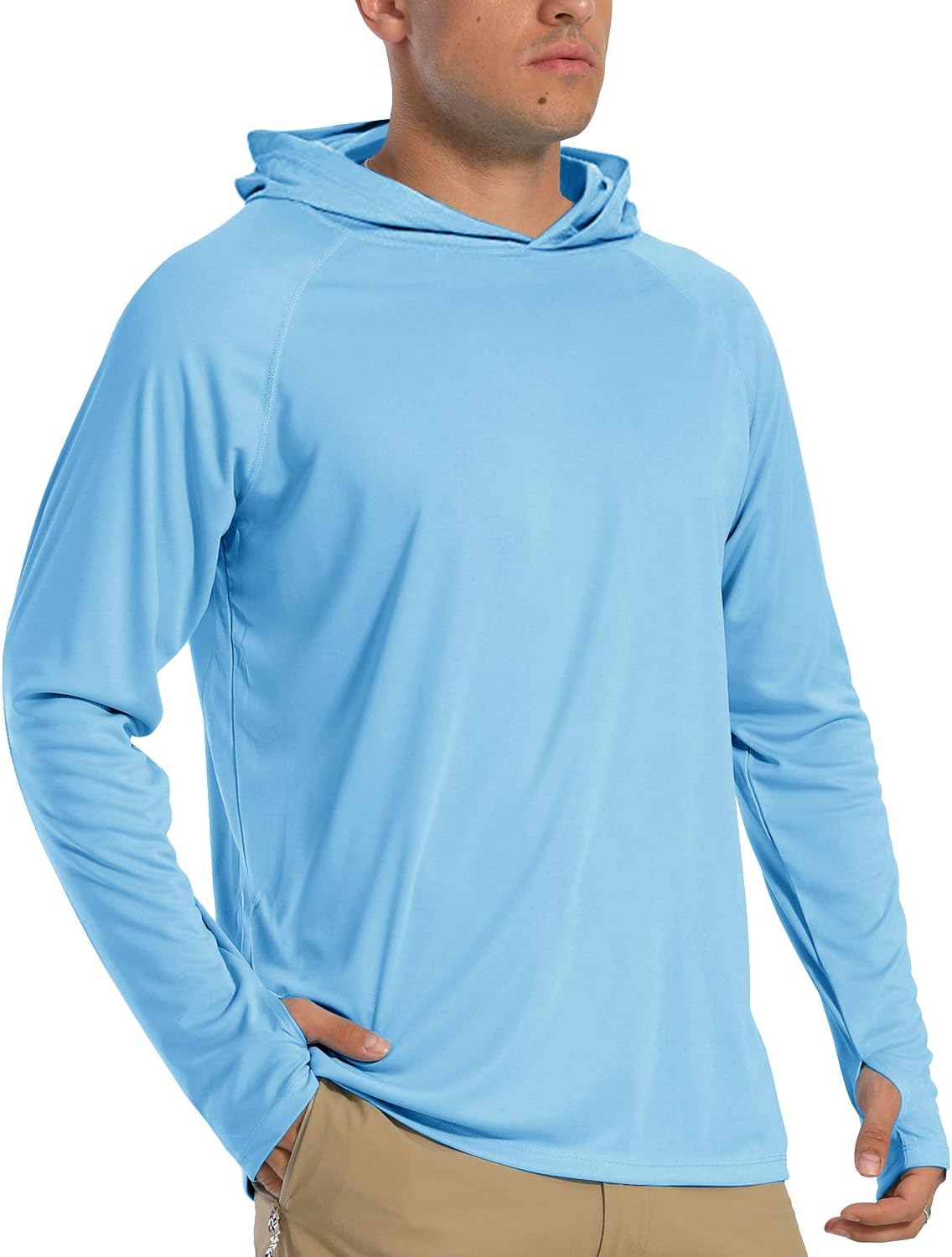 TACVASEN Men's Hoodies UPF 50+ Sun Protection Performance Long Sleeve T - Shirt Quick Dry Outdoor Hoodies - Amazing Gadgets Outlet