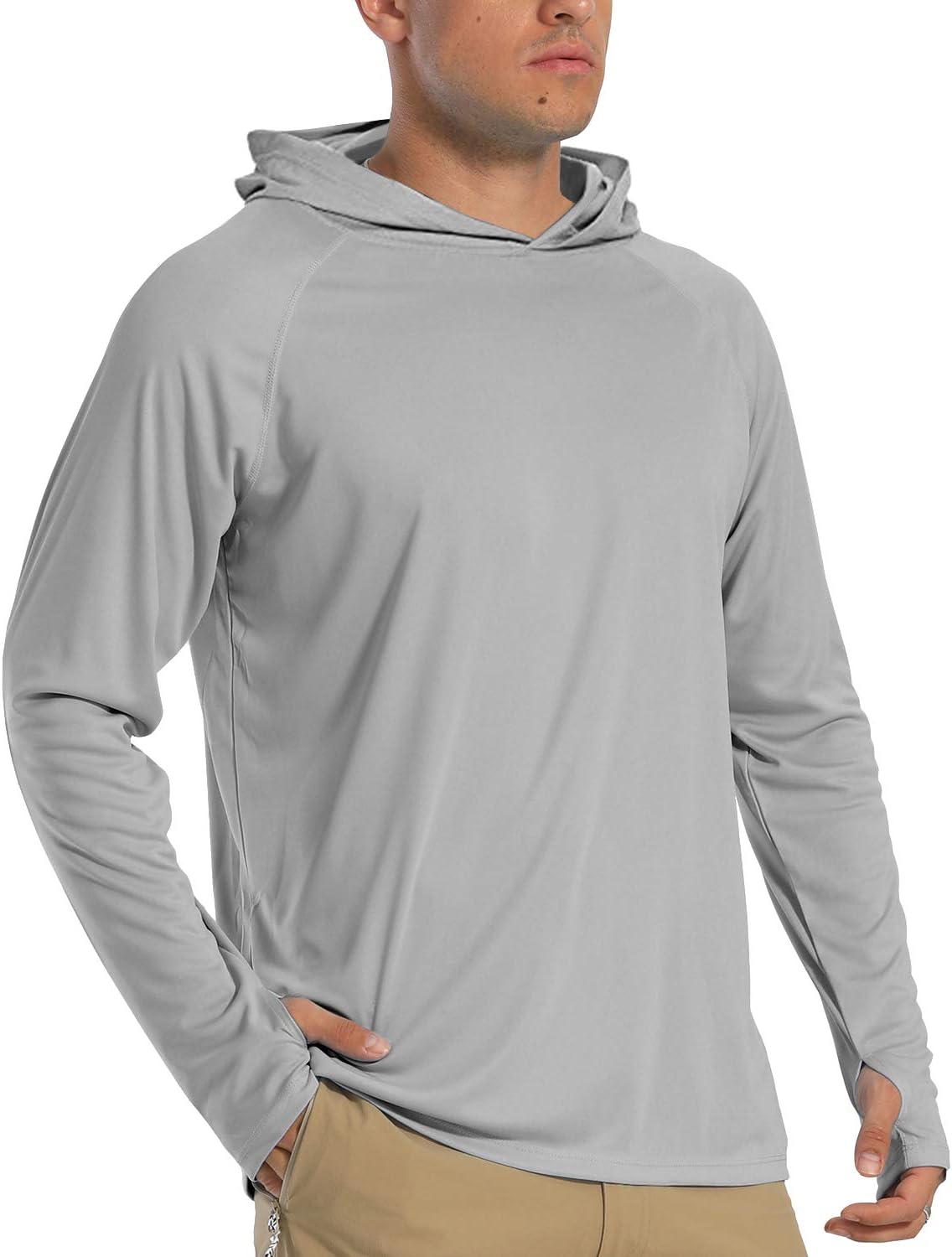 TACVASEN Men's Hoodies UPF 50+ Sun Protection Performance Long Sleeve T - Shirt Quick Dry Outdoor Hoodies - Amazing Gadgets Outlet