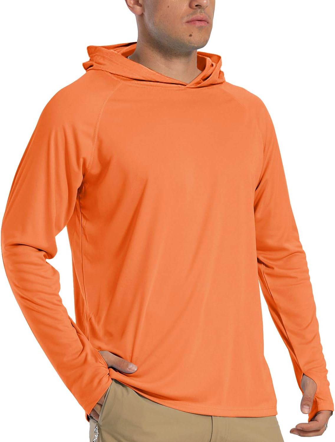 TACVASEN Men's Hoodies UPF 50+ Sun Protection Performance Long Sleeve T - Shirt Quick Dry Outdoor Hoodies - Amazing Gadgets Outlet