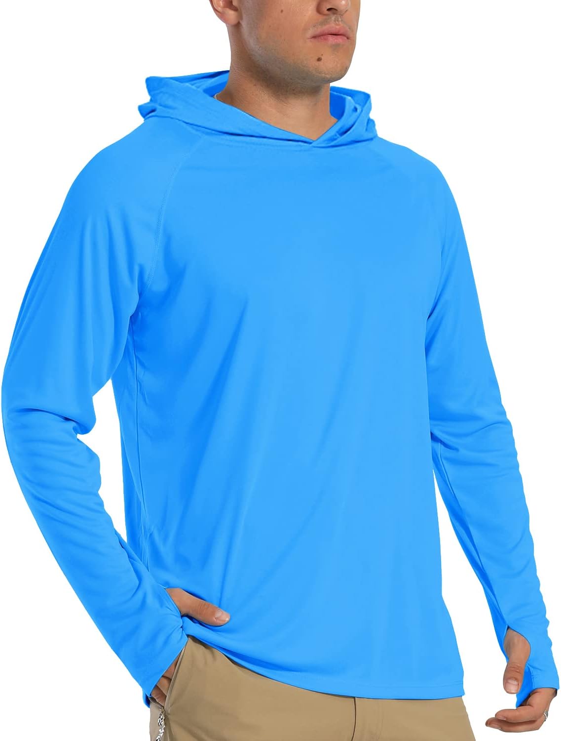 TACVASEN Men's Hoodies UPF 50+ Sun Protection Performance Long Sleeve T - Shirt Quick Dry Outdoor Hoodies - Amazing Gadgets Outlet