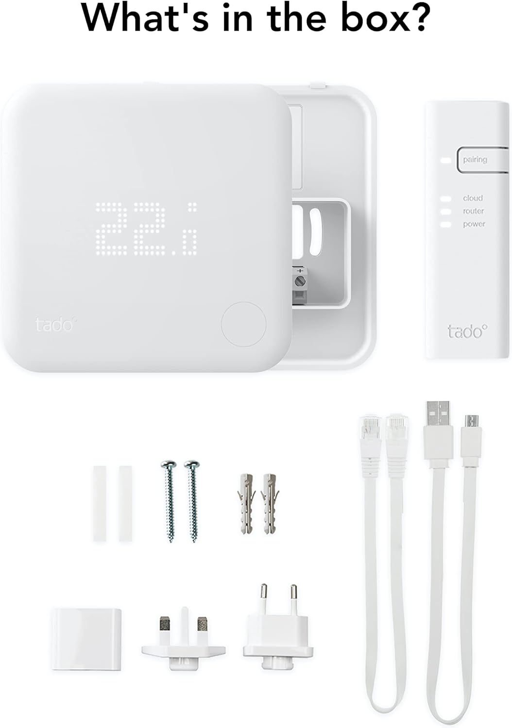 tado° Wired Smart Thermostat Starter Kit V3+ The Smart Thermostat Gives You Full Control Over Your Heating From Anywhere, Save Energy, Easy DIY Installation, Works With Amazon Alexa, Siri, and Google - Amazing Gadgets Outlet