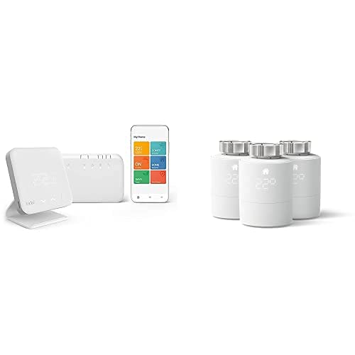 tado° Wireless Smart Thermostat Starter Kit V3+ Incl. Stand – Full Control Over Your Boiler And Hot Water From Anywhere, Save Energy, Easy DIY Installation - Works With Amazon Alexa, Siri, and Google - Amazing Gadgets Outlet