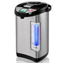 TANGZON 5L Instant Hot Water Dispenser, Thermal Stainless Steel Water Boiler with 5 Temperature Settings, 24H Timer, Auto Re - Boil & Rotatable Base, Electric Instant Kettle for Home Office Brewing - Amazing Gadgets Outlet