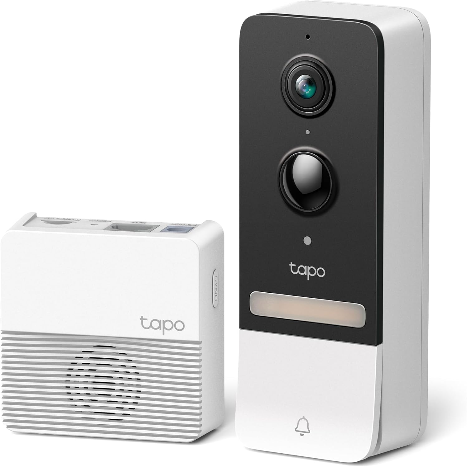 Tapo 2K 5MP Smart Wireless Security Video Doorbell, Battery - powered, Two - Way Talk, IP64, Colour Night Vision, Cloud &Local Storage, Works with Alexa&Google Home, Easy Installation(Tapo D230S1) - Amazing Gadgets Outlet