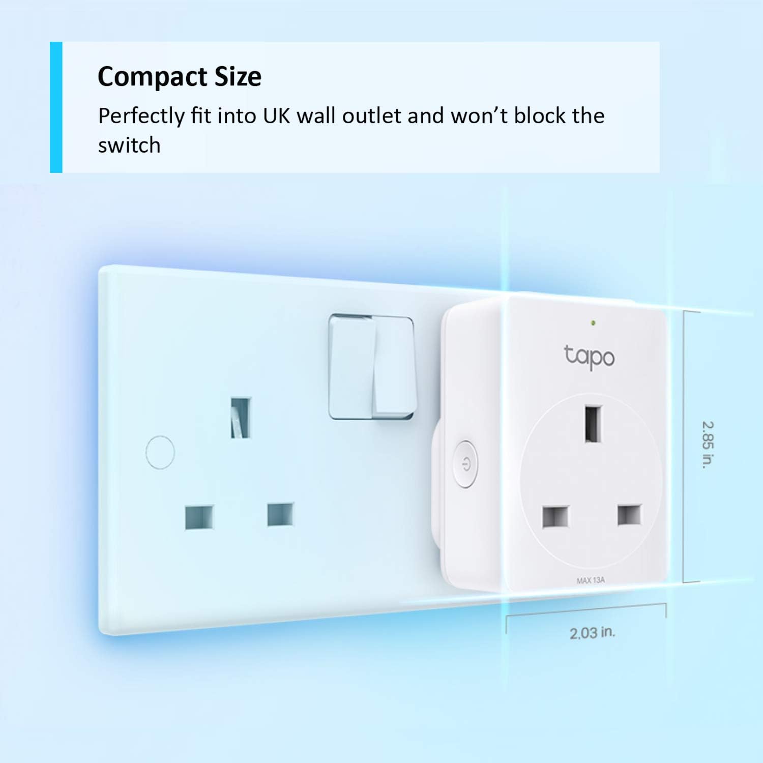 Tapo Smart Plug Wi - Fi Outlet, Works with Amazon Alexa & Google Home,Max 13A Wireless Smart Socket, Device Sharing, Without Energy Monitoring, No Hub Required,Tapo P100(4 - pack) - Amazing Gadgets Outlet