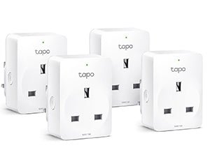 Tapo Smart Plug Wi - Fi Outlet, Works with Amazon Alexa & Google Home,Max 13A Wireless Smart Socket, Device Sharing, Without Energy Monitoring, No Hub Required,Tapo P100(4 - pack) - Amazing Gadgets Outlet