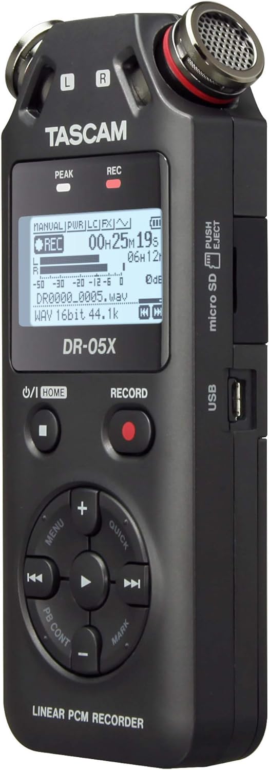 Tascam DR - 05X portable audio recorder, usb2.0 - Amazing Gadgets Outlet