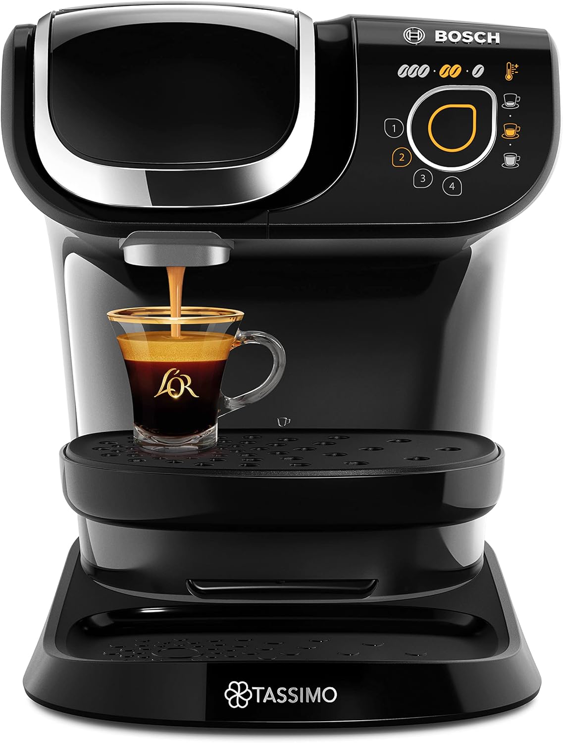 TASSIMO Bosch My Way 2 TAS6502GB Coffee Machine, 1500 Watt, 1.3 Litre - Black - Amazing Gadgets Outlet