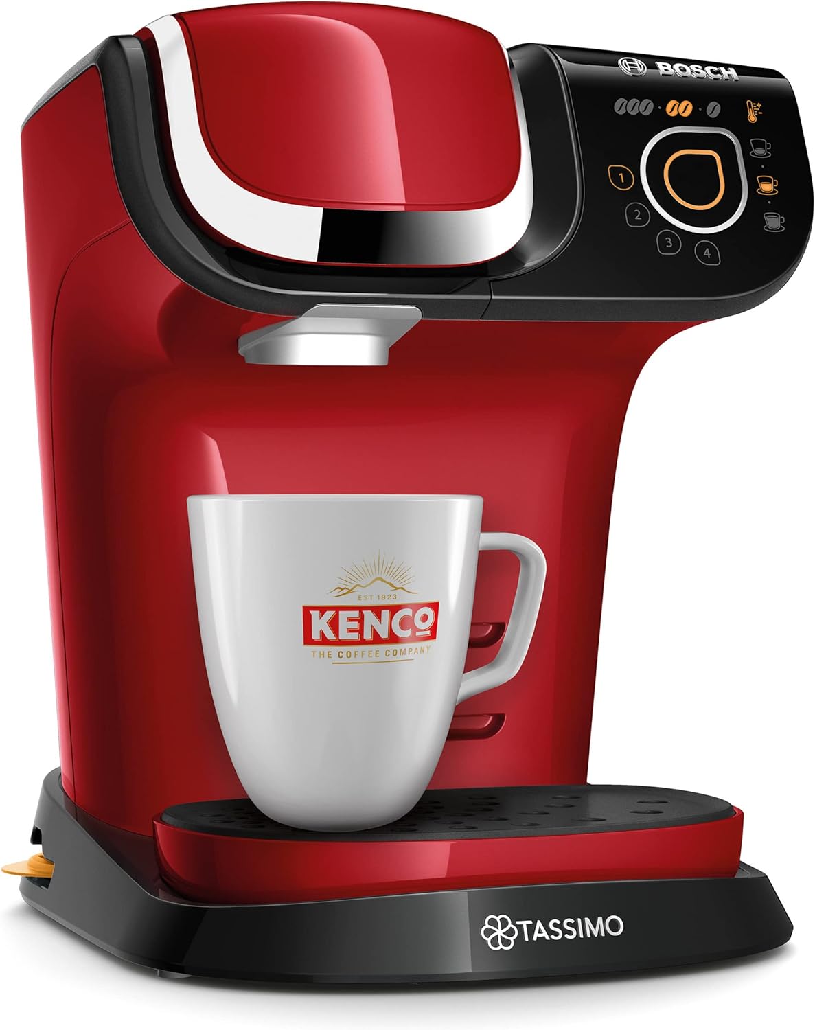 Tassimo Bosch My Way 2 TAS6503GB Coffee Machine, 1500 Watt, 1.3 Litre - Red - Amazing Gadgets Outlet