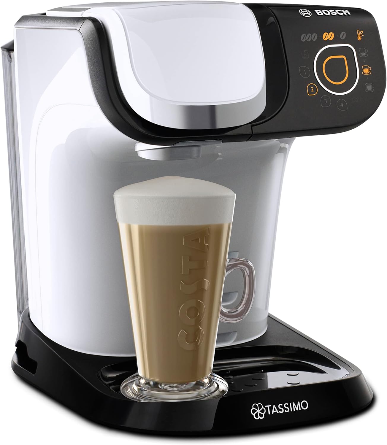 Tassimo Bosch My Way 2 TAS6504GB Coffee Machine, 1500 Watt, 1.3 Litre - White - Amazing Gadgets Outlet