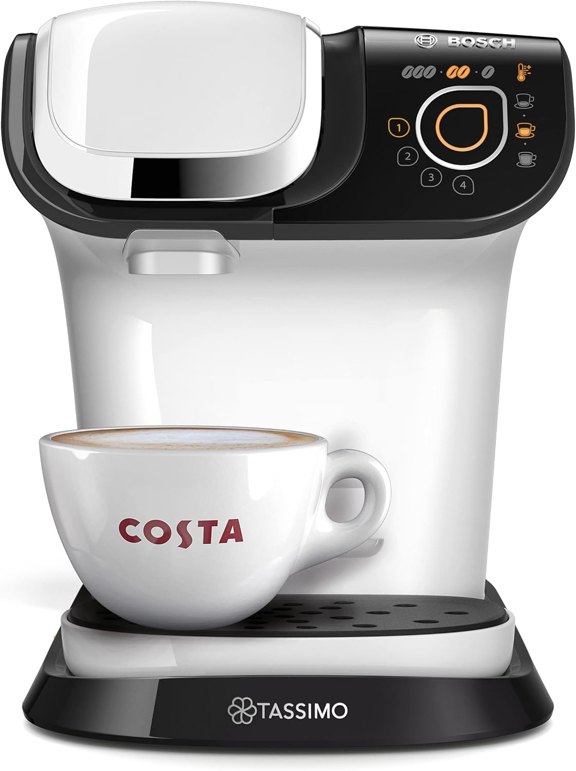 Tassimo Bosch My Way 2 TAS6504GB Coffee Machine, 1500 Watt, 1.3 Litre - White - Amazing Gadgets Outlet