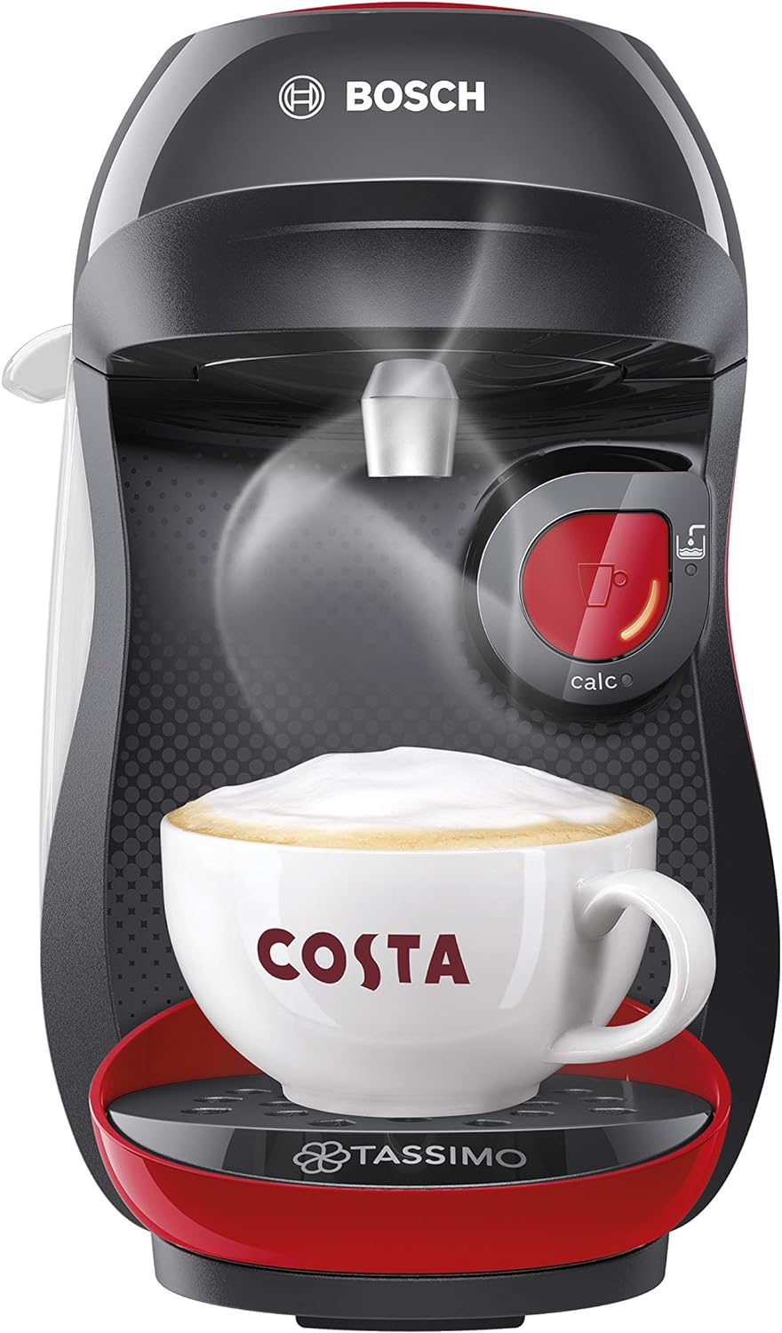 TASSIMO by Bosch HAPPY TAS1007GB Coffee Machine, 1400 Watt, 0.7 Litre - Cream - Amazing Gadgets Outlet