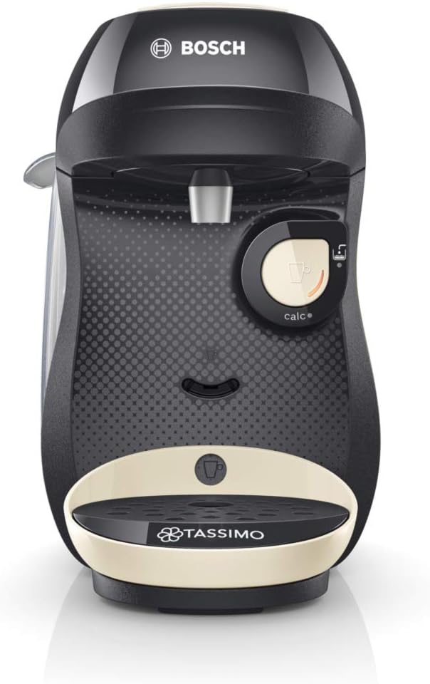 TASSIMO by Bosch HAPPY TAS1007GB Coffee Machine, 1400 Watt, 0.7 Litre - Cream - Amazing Gadgets Outlet