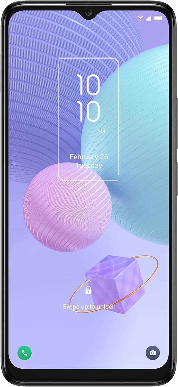 TCL 405 SMARTPHONE, 32GB plus 2GB RAM, 6.6 inches DISPLAY 5000 mAh - LAVENDER PURPLE - Amazing Gadgets Outlet