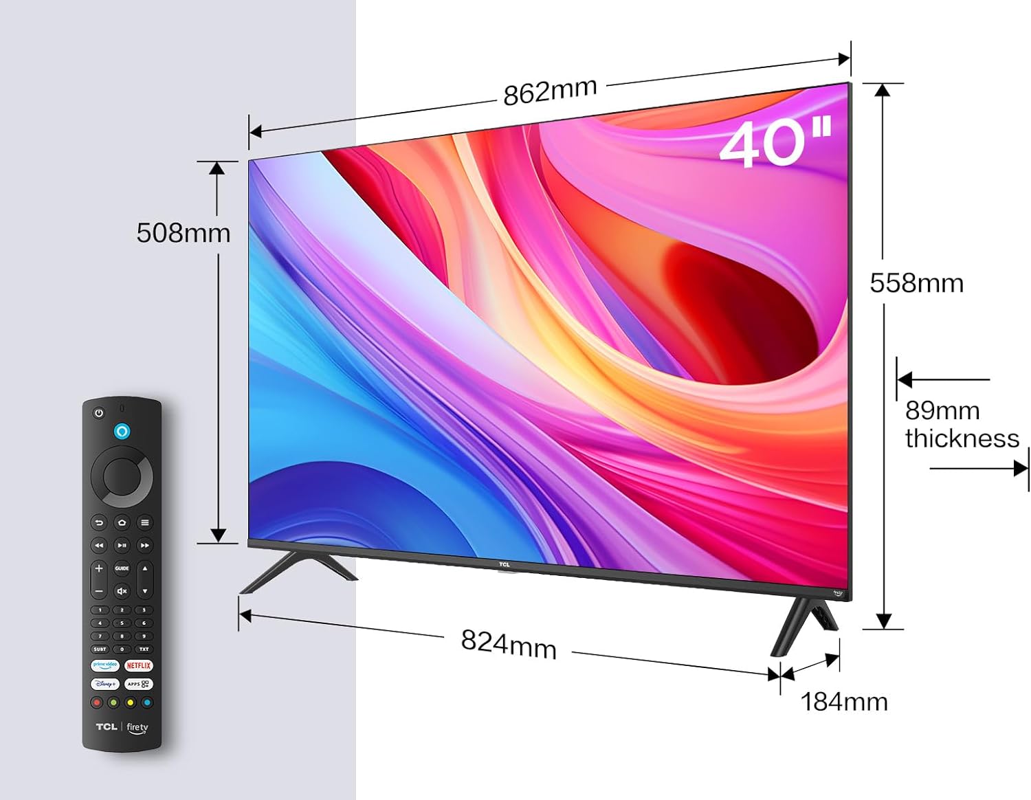 TCL 40SF540K 40 - inch FHD Smart Television - HDR & HLG - Dolby Audio - DTS Virtual X/DTS - HD - Metal Bezel - less - Dual - band Wifi 5 - with Fire OS 7 system   Import  Single ASIN  Import  Multiple ASIN ×Product customization General Description Gall - Amazing Gadgets Outlet