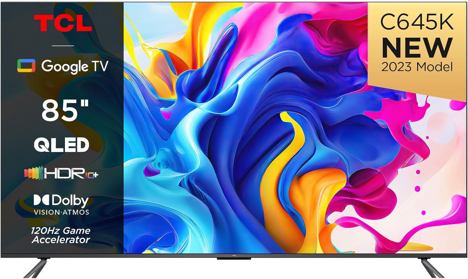 TCL 43C641K 43 - inch QLED Television, 4K Ultra HD, Android Smart TV (Game Master, Dolby Atmos, Freeview Play, Motion clarity, Hands - Free Voice Control, compatible with Google assistant & Alexa)   Import  Single ASIN  Import  Multiple ASIN ×Product - Amazing Gadgets Outlet