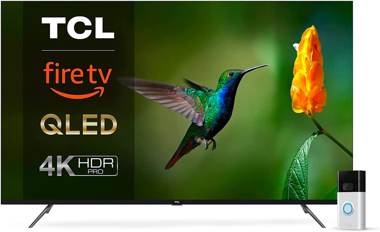 TCL 50CF630K 126cm (50 inch) QLED Fire TV + Ring Video Doorbell by Amazon - Amazing Gadgets Outlet