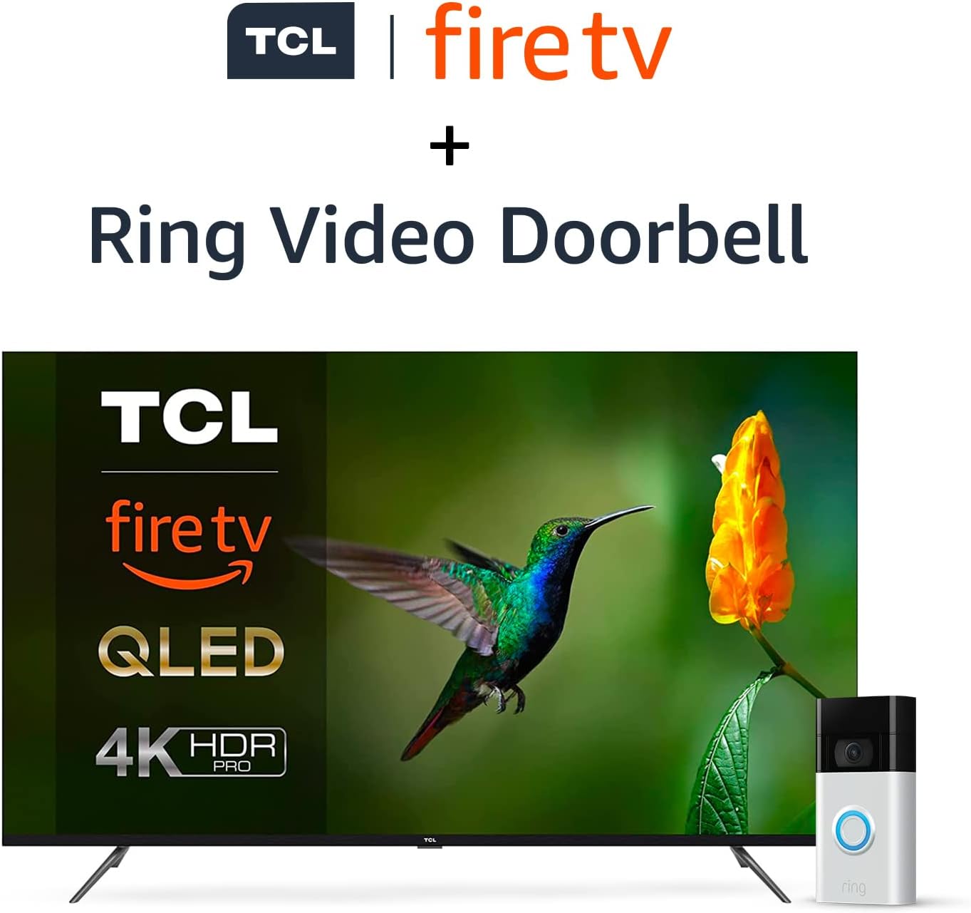 TCL 50CF630K 126cm (50 inch) QLED Fire TV + Ring Video Doorbell by Amazon - Amazing Gadgets Outlet