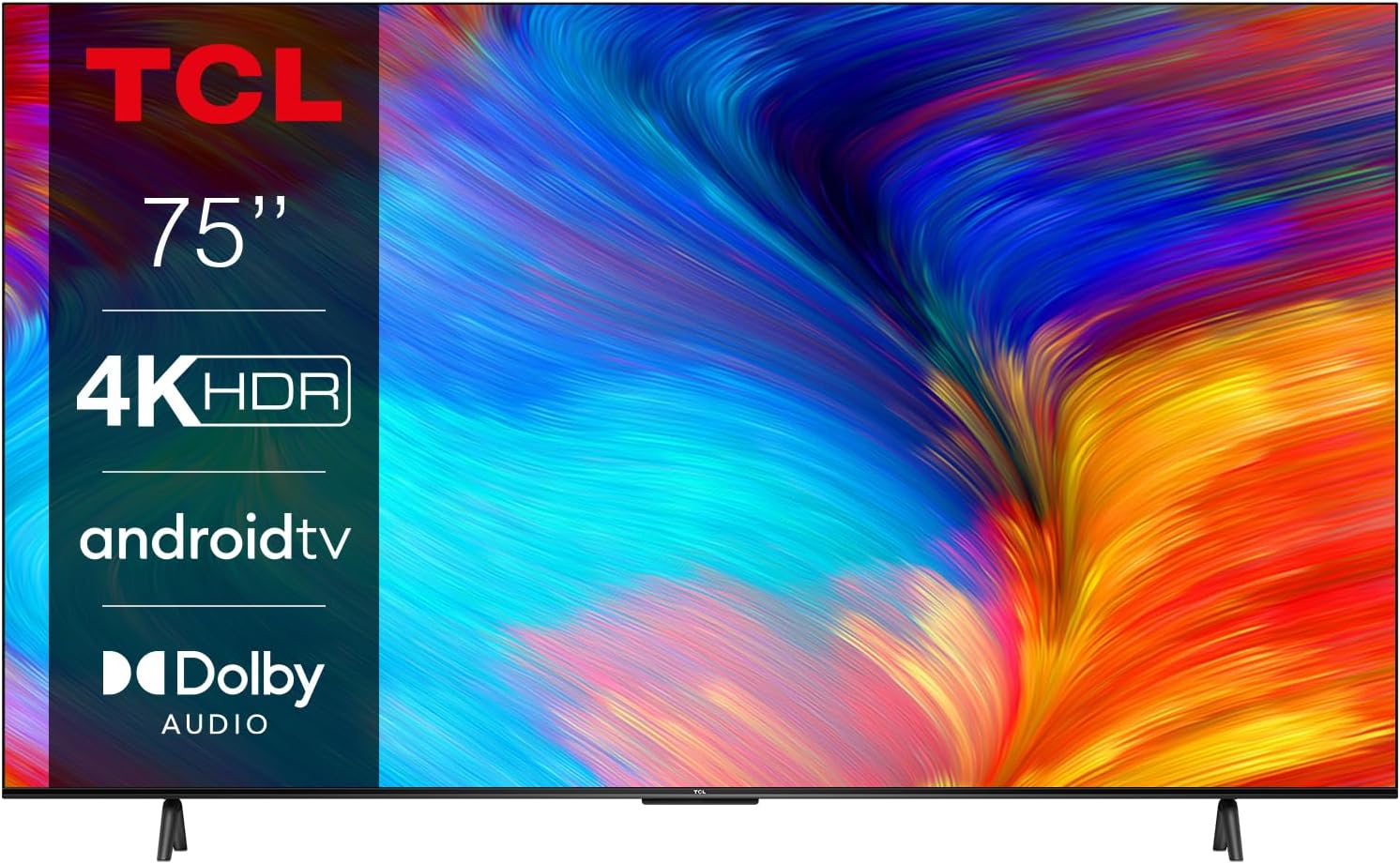 TCL 50P639K 50 - inch 4K Smart TV, Ultra HD, Powered by Android TV, Bezeless design (Freeview Play, Game Master, Dolby Audio, HDR 10 compatible with Google assistant & Alexa) - Amazing Gadgets Outlet