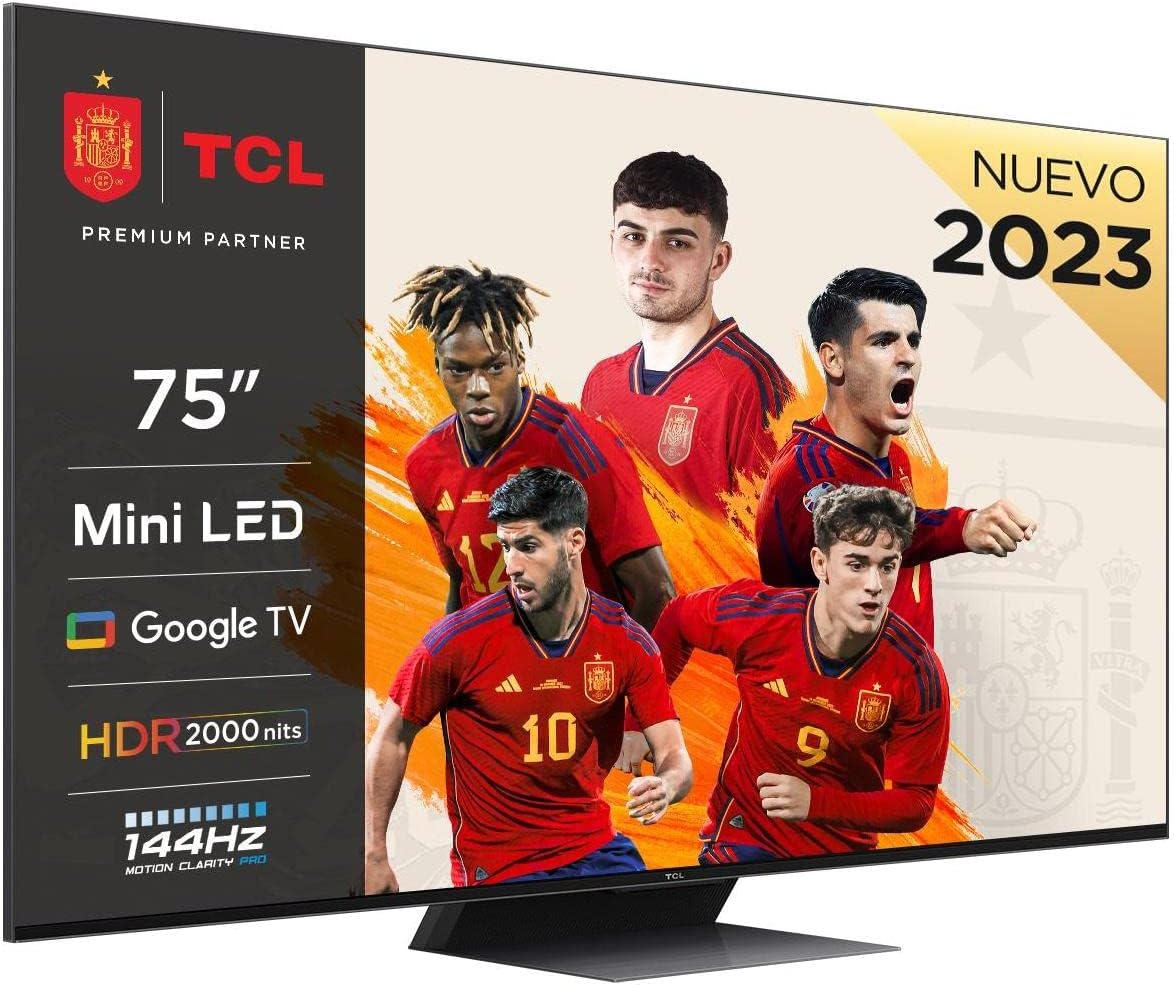 TCL 75C845K 75 inch QLED 4K Smart TV - Black - Amazing Gadgets Outlet