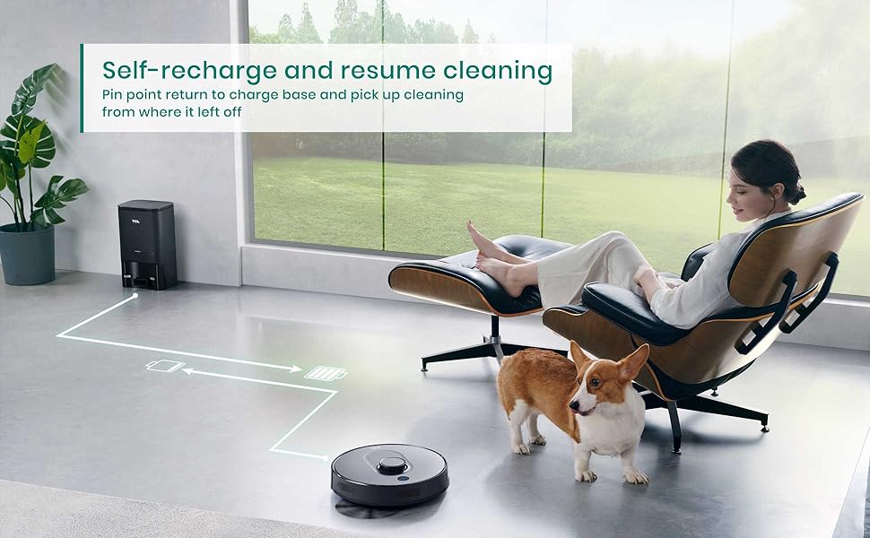 TCL Robot Vacuum Cleaner Ultra Slim, 2700Pa Suction for Pet Hair, Wi - Fi & Alexa Enabled, Boundary Strips & Dust Bag Included, Self - Charging Robotic Vacuum Cleaner, Sweeva 6500BK, Black   Import  Single ASIN  Import  Multiple ASIN ×Product customi - Amazing Gadgets Outlet