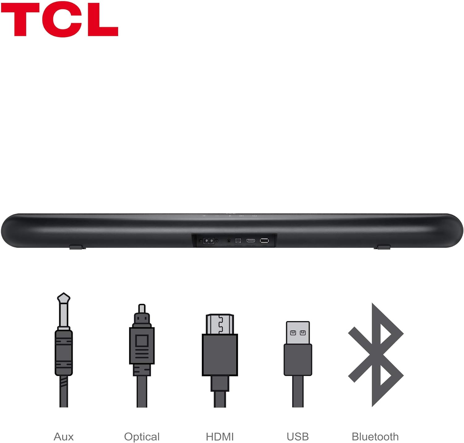 TCL TS6110 Sound Bar for TV with Wireless Subwoofers, Bluetooth Soundbar (240 Watt, Dolby Audio, HDMI ARC, Wall Mountable, Remote Control, Three Sound Modes) , Black - Amazing Gadgets Outlet