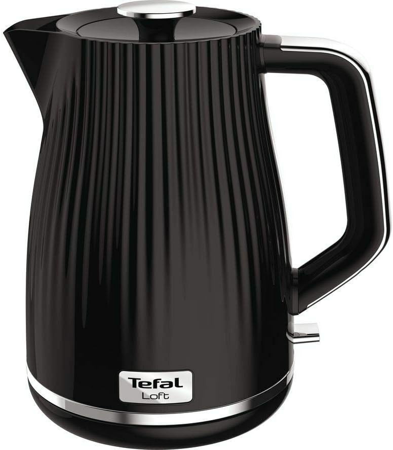 Tefal Loft Kettle, 1.7L, minimum fill 0.7L, fast boil, 3000 W, Black, Plastic, KO250840 - Amazing Gadgets Outlet