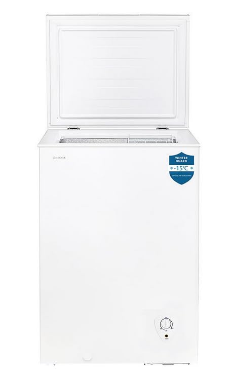 Teknix CH95W 95L 54.5cm Wide Chest Freezer,E Rated with Winter Guard ( - 15°c) - White - Amazing Gadgets Outlet