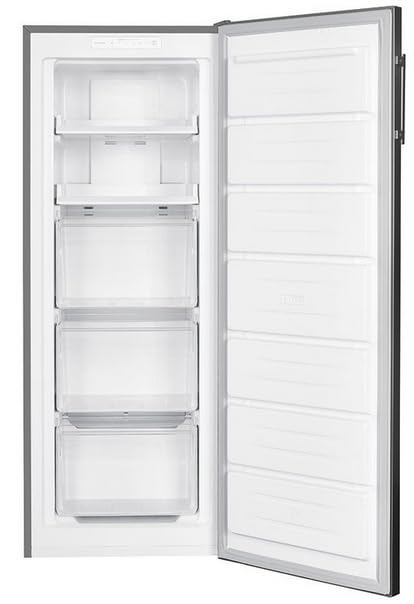 Teknix TFF1435X 143cm High, 161L Upright Frost Free Freezer - Stainless Steel - Amazing Gadgets Outlet