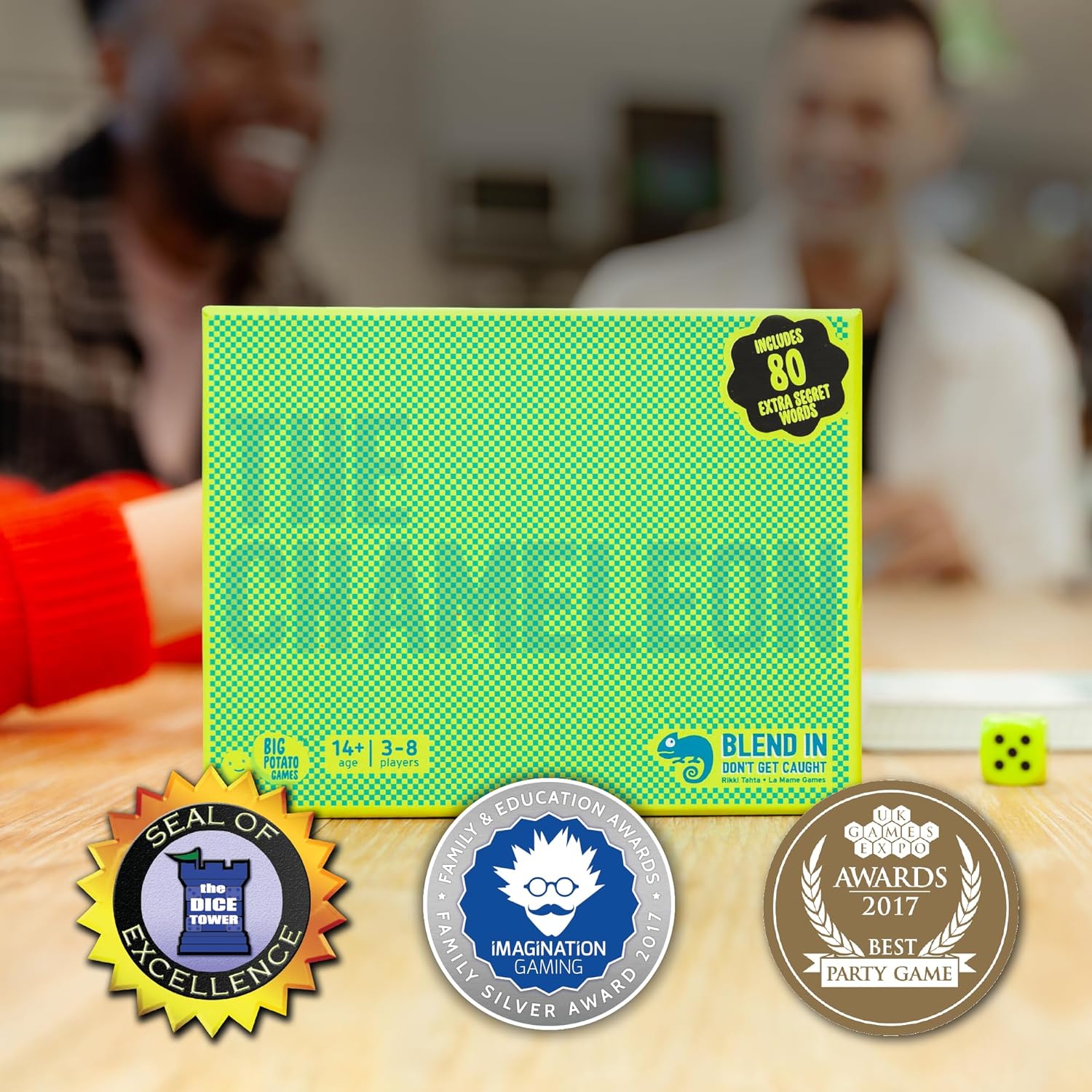 The Chameleon Board Game: Simple Spot - The - Imposter Family Game | Best Christmas Board Game for Families and Friends - Amazing Gadgets Outlet