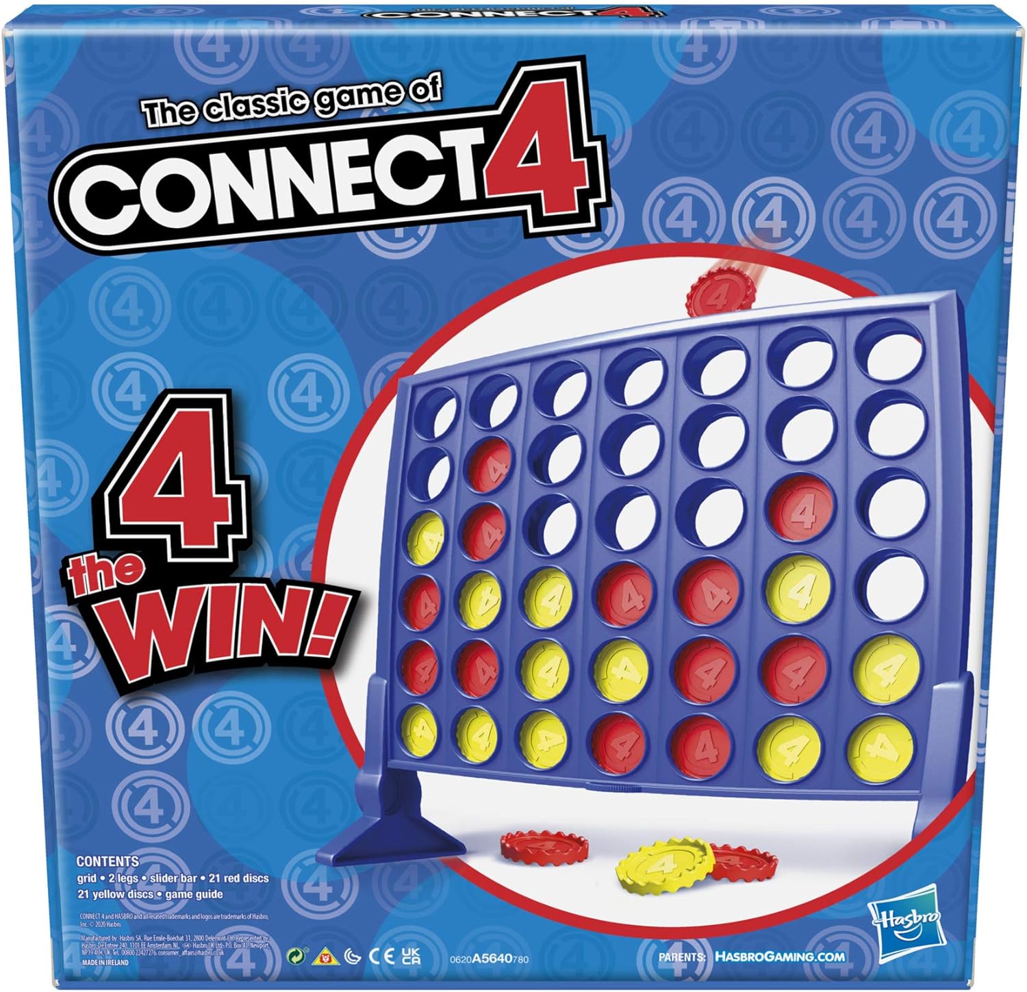 The Classic Game of Connect 4 Strategy Board Game; 2 Games for Kids Aged 6 and up; 4 in a Row - Amazing Gadgets Outlet