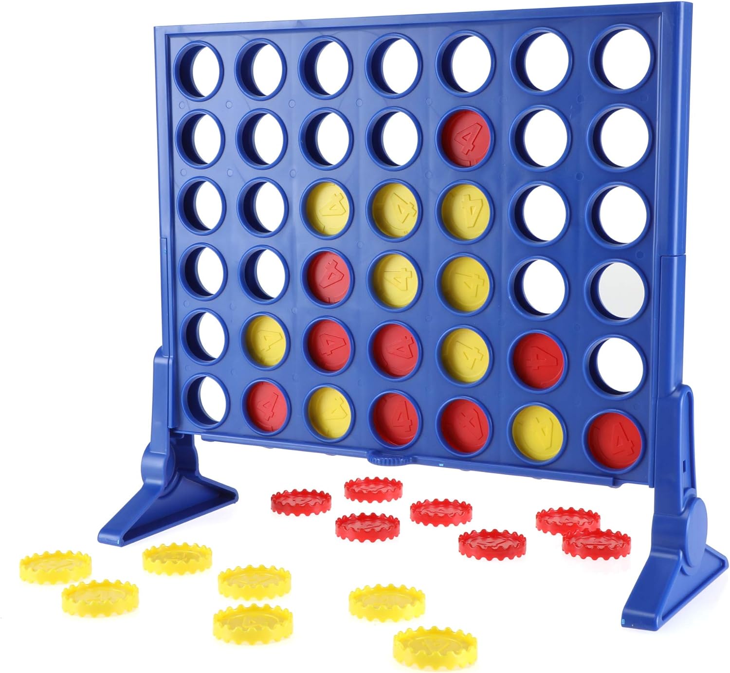 The Classic Game of Connect 4 Strategy Board Game; 2 Games for Kids Aged 6 and up; 4 in a Row - Amazing Gadgets Outlet