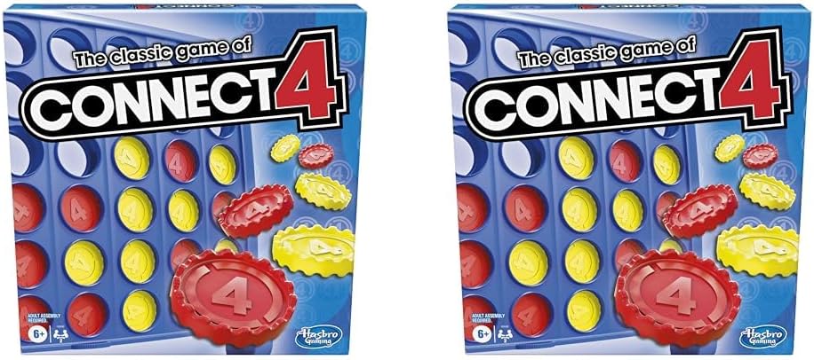 The Classic Game of Connect 4 Strategy Board Game; 2 Games for Kids Aged 6 and up; 4 in a Row - Amazing Gadgets Outlet