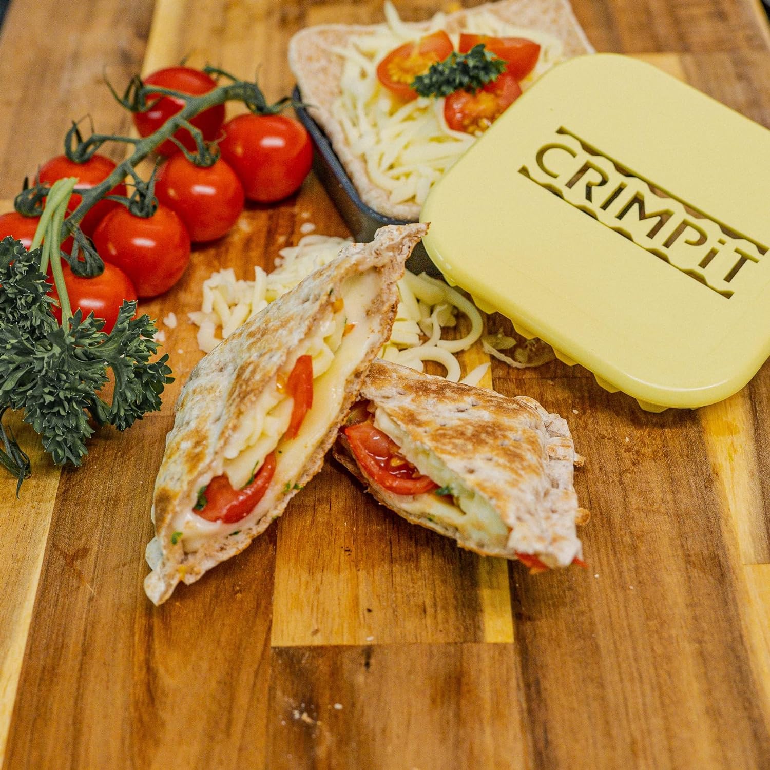 The CRIMPiT - A toastie maker for Thins Make toasted snacks in minutes Healthy Designed especially to work with low calorie Thin bread Made In UK - Amazing Gadgets Outlet