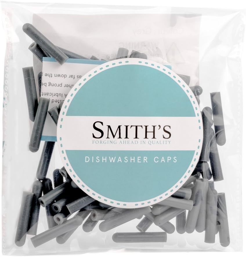 The Original Smith’s Dishwasher Rack Caps (Set of 100, Colour: Grey, Material: PVC) - Dishwasher Protection Prongs | Fits All Dishwasher Models | Made in The EU | 1 Year Money Back Guarantee! - Amazing Gadgets Outlet