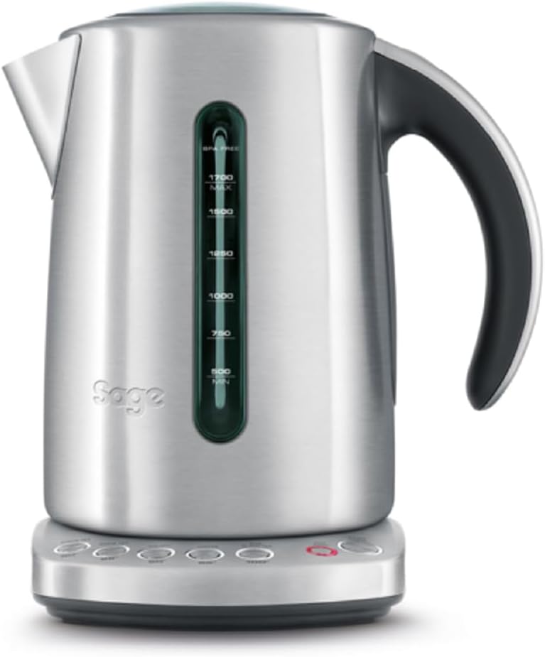 The Sage Smart Kettle, Brushed Stainless Steel, Kettle Brushed, SKE825 - Amazing Gadgets Outlet