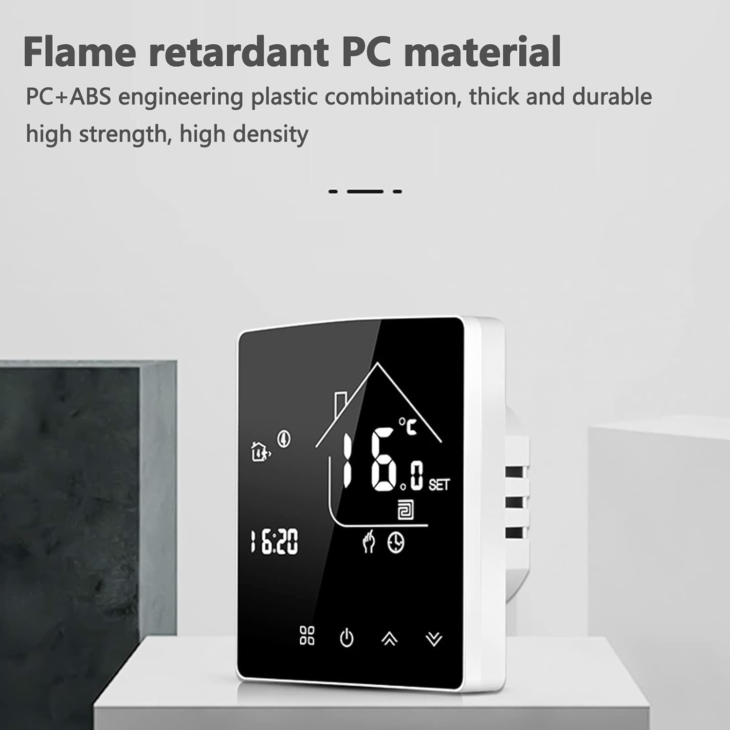 Thermostat Smart Thermostat Energy Saving Room ThermostatProgrammable Thermostat with Touch Screen Digital (#3Touch Screen Water heating 3A) - Amazing Gadgets Outlet