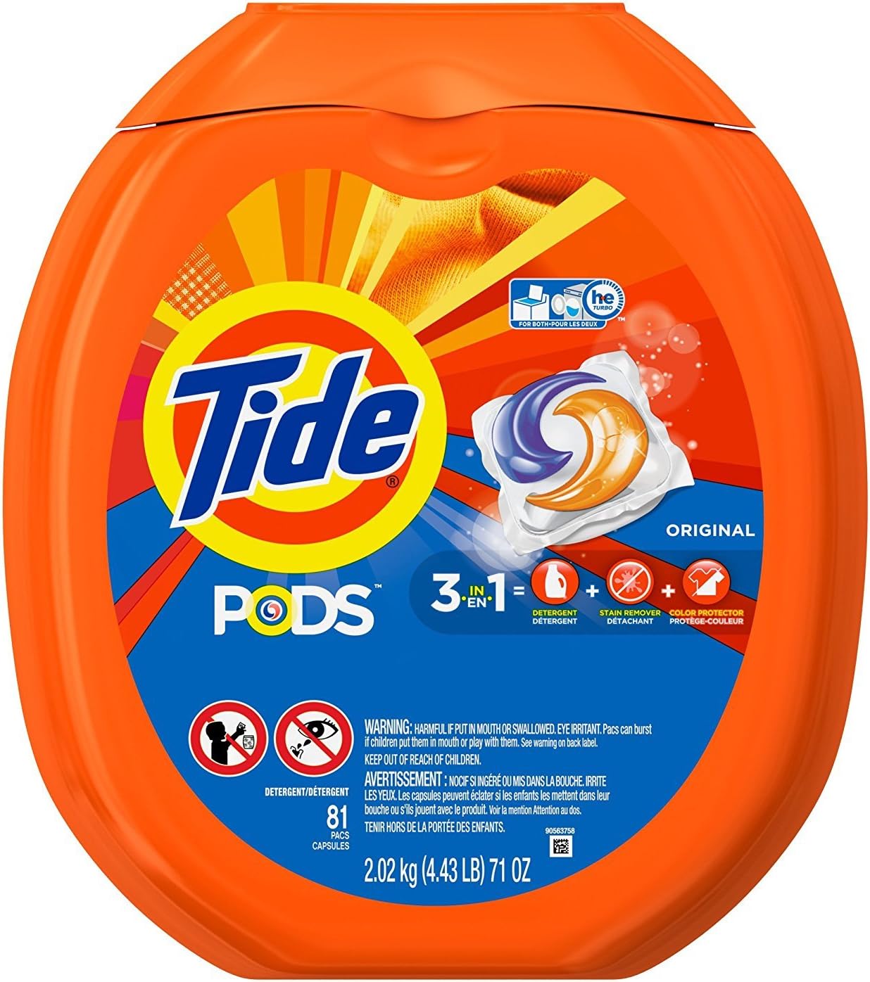 Tide PODS Laundry Detergent Soap PODS, High Efficiency (HE), Original Scent, 81 Count - Amazing Gadgets Outlet