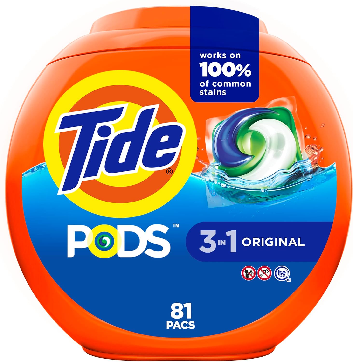 Tide PODS Laundry Detergent Soap PODS, High Efficiency (HE), Original Scent, 81 Count - Amazing Gadgets Outlet