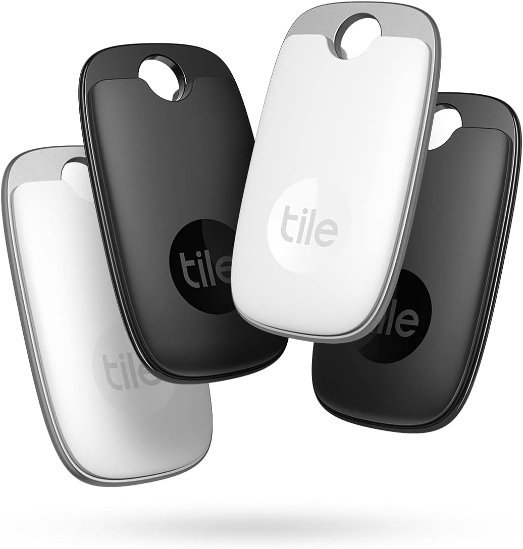 Tile Pro (2022) Bluetooth Item Finder, 1 Pack, 120m finding range, works with Alexa and Google Smart Home, iOS and Android Compatible, Find your Keys, Remotes & More, Black - Amazing Gadgets Outlet