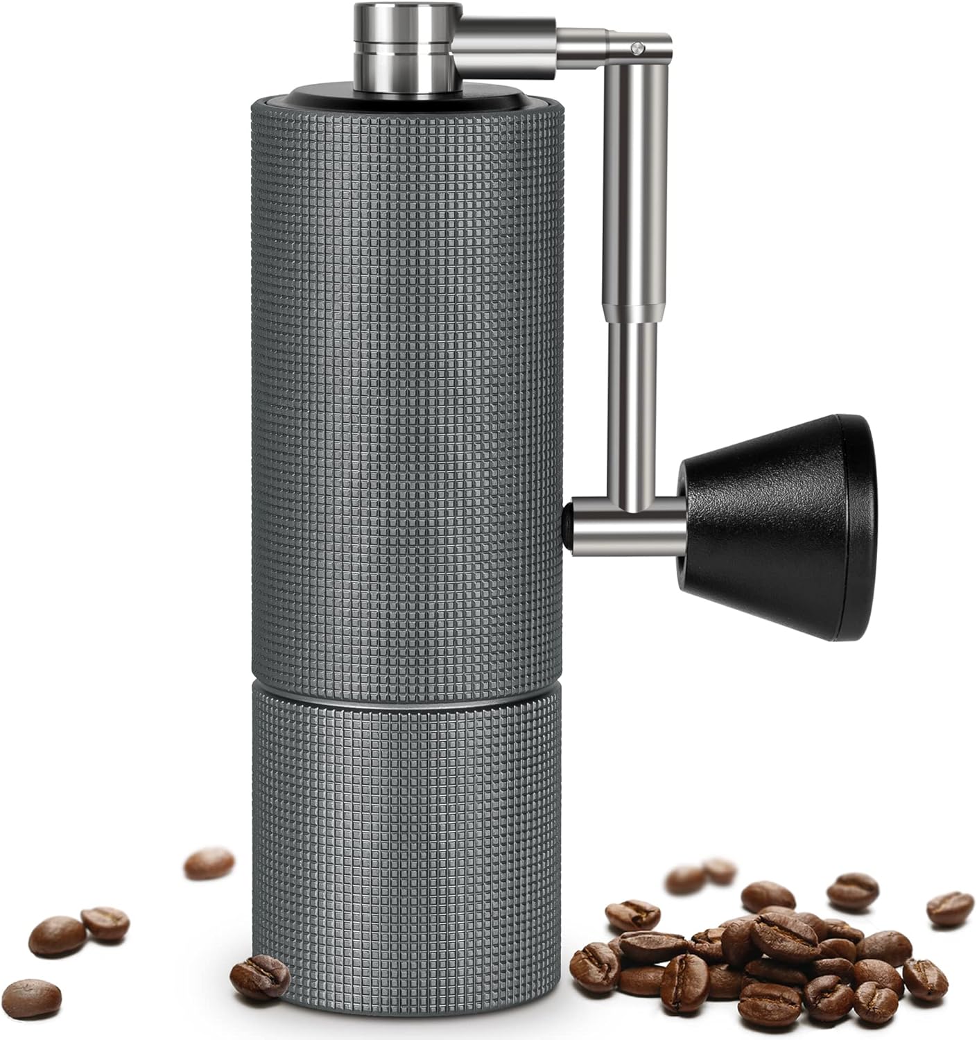 TIMEMORE Manual Coffee Grinder Chestnut C3 ESP Pro, All - Metal Coffee Grinder, Folding Handle, Stainless Steel S2C Conical Burr, Adjustable Grind Setting - Black - Amazing Gadgets Outlet